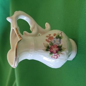 Vintage miniature floral posies pitcher base